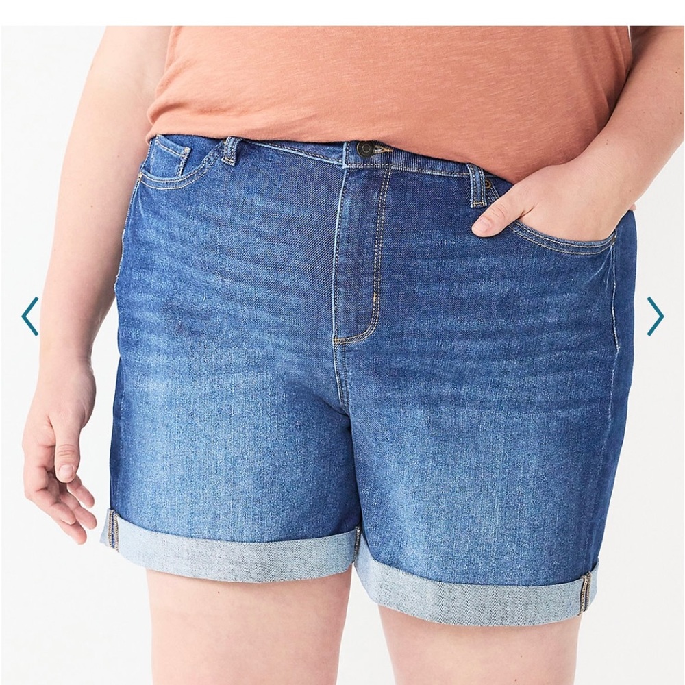 NWT Sonoma curvy high rise shorts